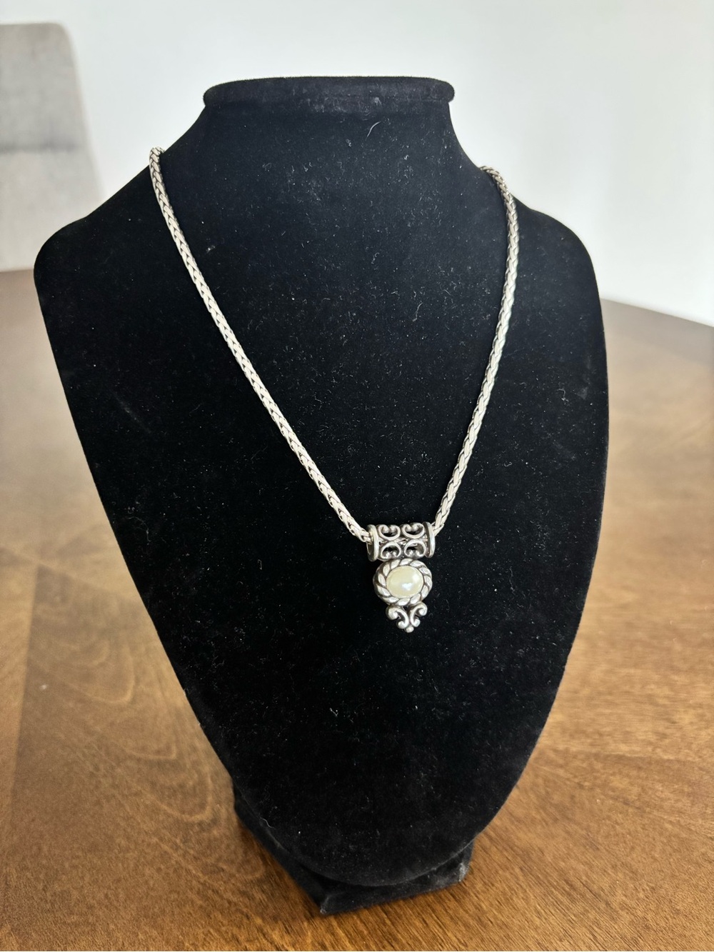 Brighton Moonglow Pearl-Gold Reversible Necklace